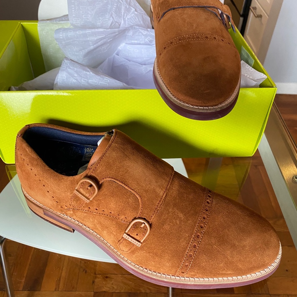 Ted baker London clinger double monk strap loafer